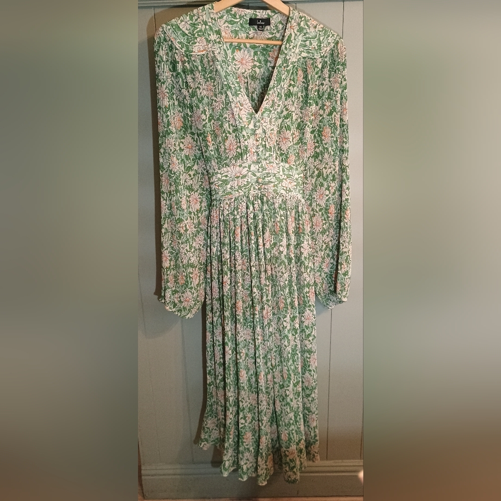 Floral Green Dress